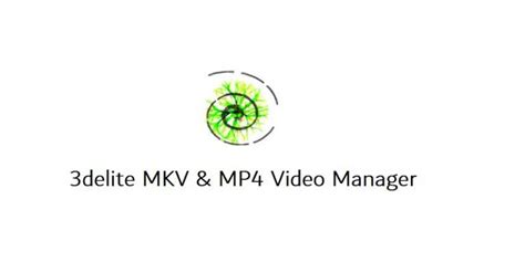 3delite Video Manager Free Download (v1.2.110.140)